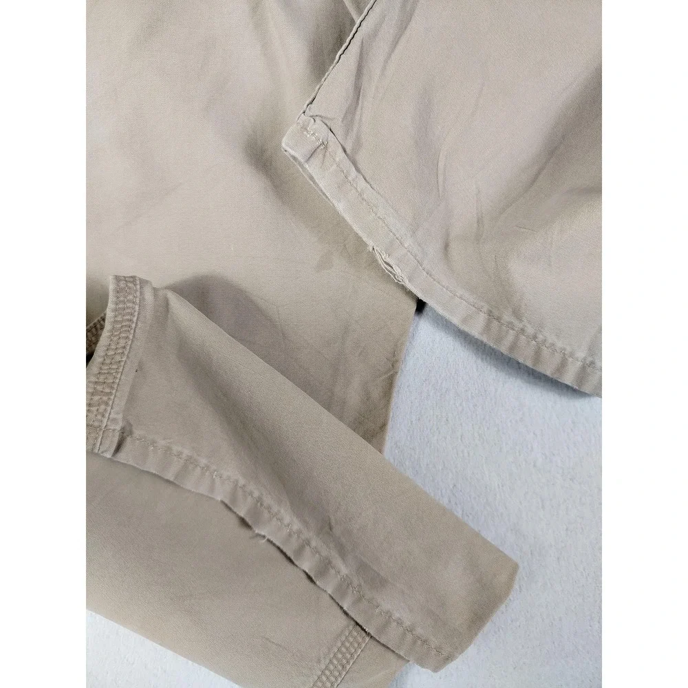 Carhartt Pants Mens 38 Khaki‎ Dungaree Fit Carpenter Workwear Utility